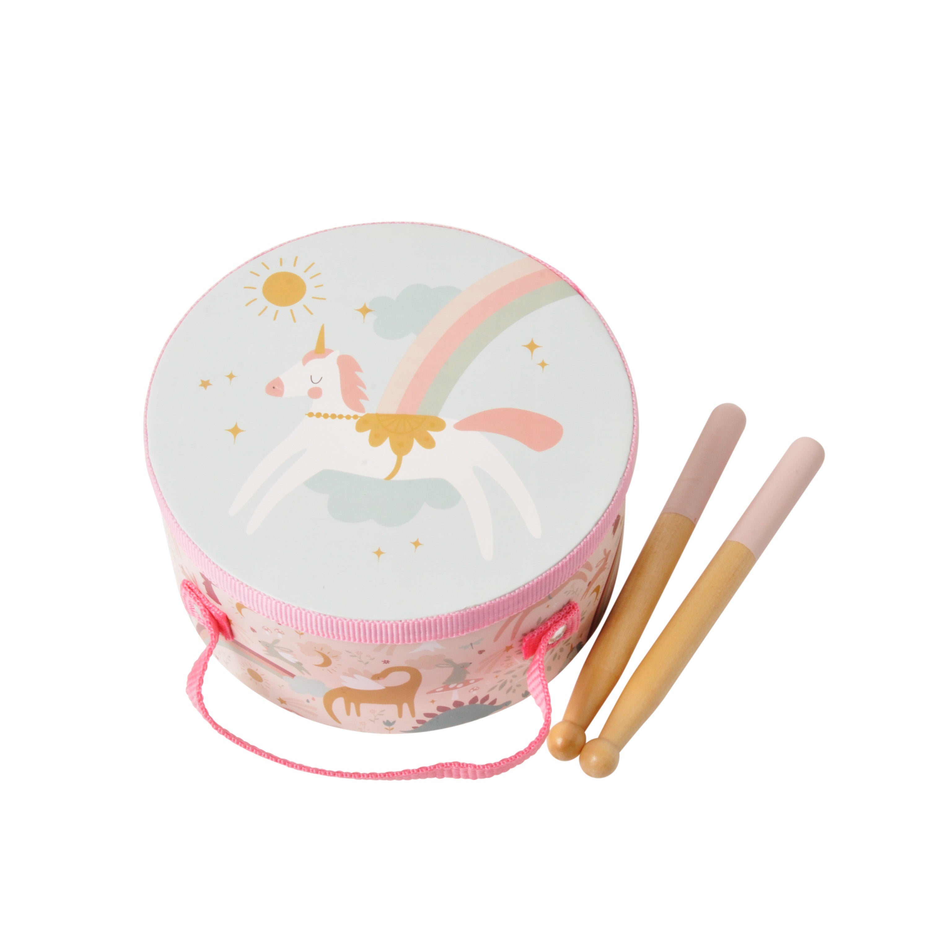 Kaiser Toy Box - Kids Wooden Drum - UNICORN